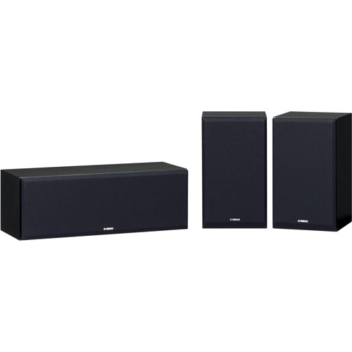 ヤマハ(YAMAHA) NS-P350-B ブラック センタースピーカー&amp;サラウンドスピーカーセット 3台1組