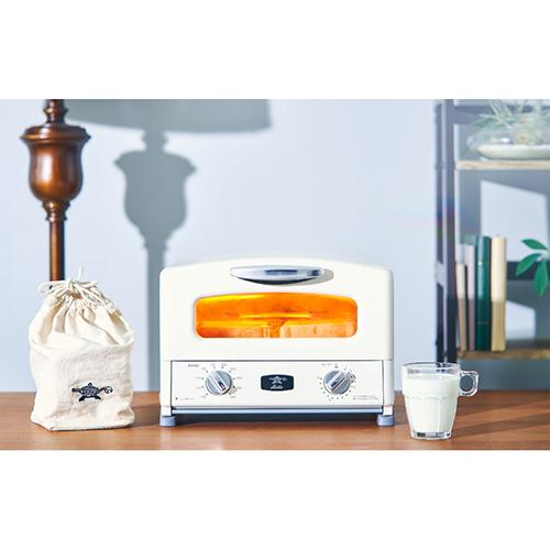 アラジン AGT-G13B-W ホワイト グラファイト グリル&トースター 4枚焼き