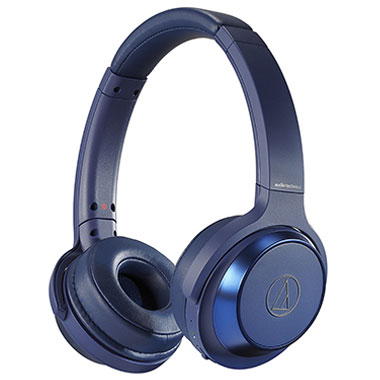 【長期保証付】オーディオテクニカ(audio-technica) ATH-WS330BT BL ブルー SOLID BASS ワイヤレスヘッドホン 7,919円