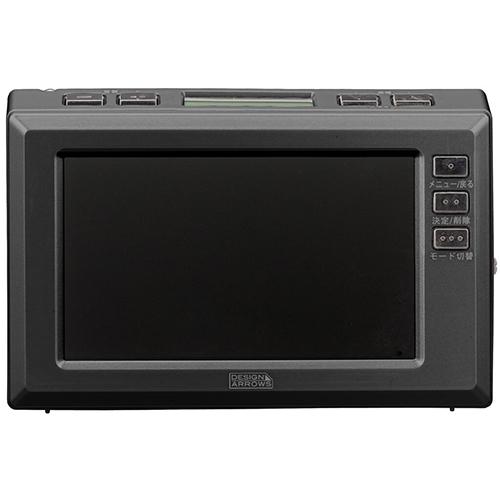 ヤザワ TV03BK 黒いこと 4.3in見せびらかす ワンセグTV+ラジオ受信機