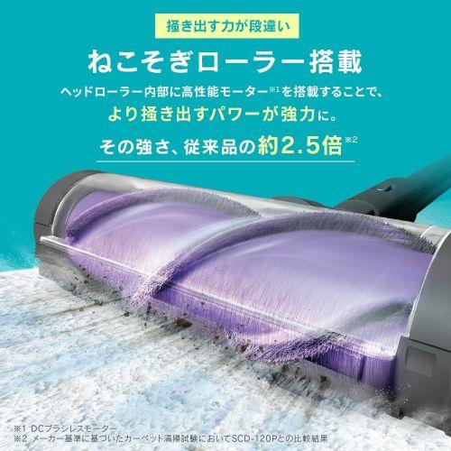 【長期保証付】アイリスオーヤマ(Iris Ohyama) SCD-210P-H グレー 充電式サイクロンスティッククリーナーSUUZE_2