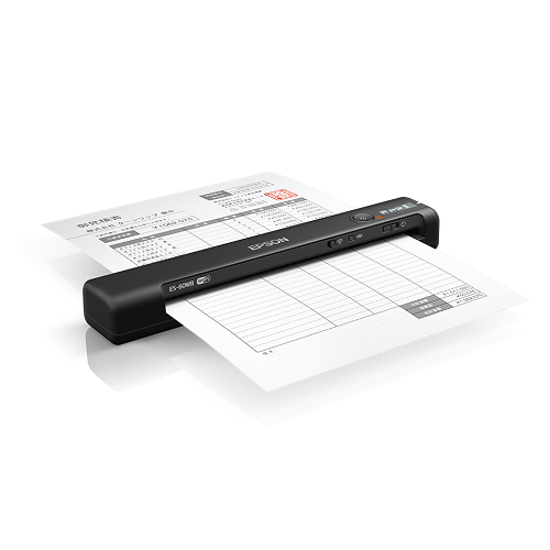 【長期保証付】エプソン(EPSON) ES-60WB ブラック モバイルドキュメントスキャナー A4対応 WiFiモデル_1