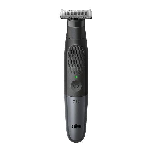 【長期保証付】ブラウン(BRAUN) XT5300 ブラック&amp;グレーメタル ボディ&amp;フェイスグルーマー PRO X お風呂剃り対応