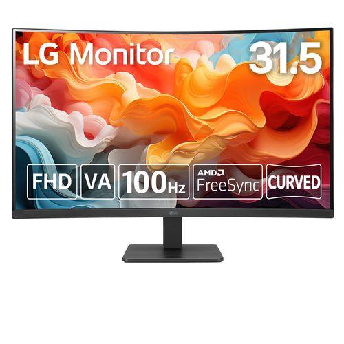 【長期保証付】LGエレクトロニクス(LG) 32MR50C-B 31.5型 フルHD曲面ディスプレイ