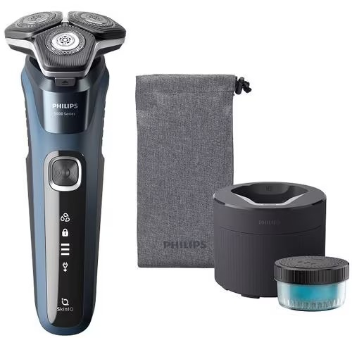 【長期保証付】フィリップス(PHILIPS) S5880/60 セルリアンブルー 5000シリーズ ウェット&ドライ電気シェーバー