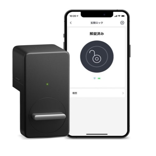 SwitchBot(スイッチボット) SwitchBot スマートロック ブラック W1601700-GH + キーパッドタッチ スマートロック用 W2500020-GH セット_2