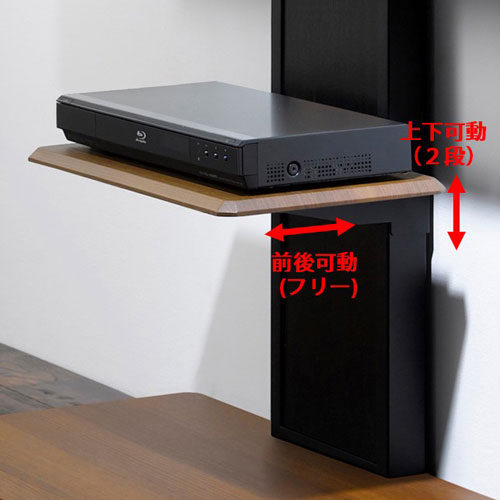 朝日木材加工 AS-WB850 棚付き壁寄せスタンド 〜65V型_1