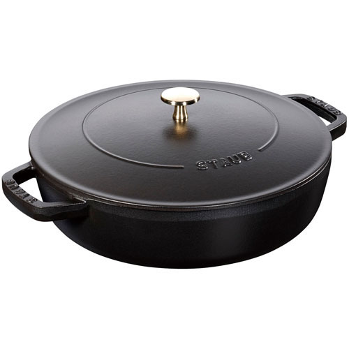 ストウブ staub ブレイザーソテーパン ブラック 40511-473 新品 ストウブ ブレイザー・ソテーパン ブラック 24cm 40511-473