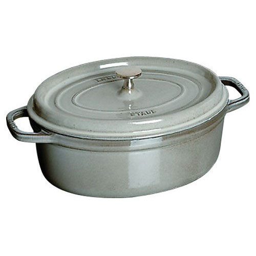 レアカラー STAUB ストウブピコ・ココット 23CM オーバル シナモン ストウブ(staub) ピコ ココット オーバル IH対応 両手鍋 23cm 40500