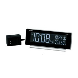 セイコー(SEIKO) DL207S シルバー シリーズC3 電波目覚まし時計 交流式電源
