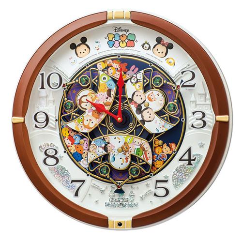 セイコー(SEIKO) FW588B 茶メタリック塗装 Disney クオーツ掛け時計