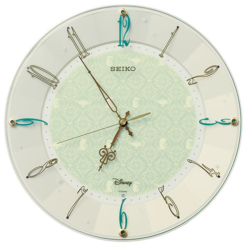 セイコー(SEIKO) FS512C(クリームパール塗装) Disney 電波掛け時計