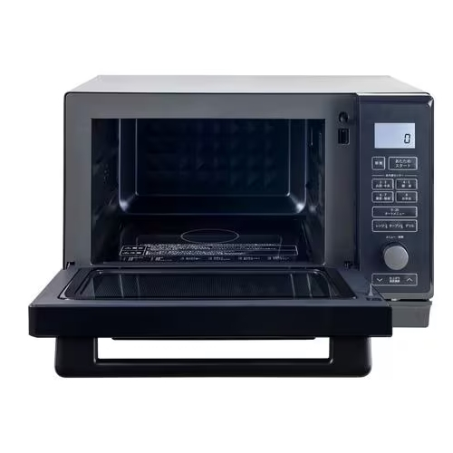 山善(YAMAZEN) NERK-F0241TSV-B ブラック 24L フラットオーブンレンジ