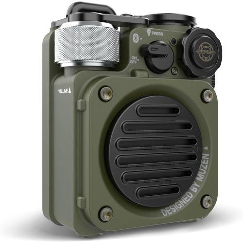 【長期保証付】MUZEN(ミューゼン) MW-PVXI2-JG ジャングルグリーン Wild Mini 第2世代 Bluetooth スピーカー ミリタリースタイル 屋外用のフラッシュライトを装備 10,063円