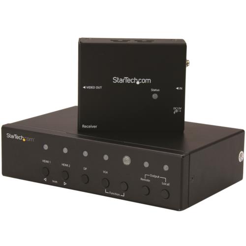 StarTech(スターテック) STDHVHDBT HDBaseTエクステンダー VGA/DP/HDMI入力対応