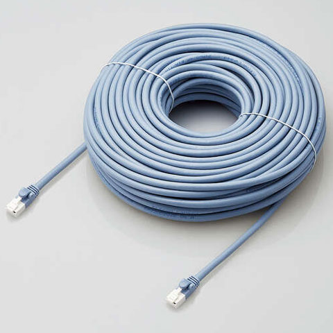 エレコム(ELECOM) LD-GPAT/BU40/RS ブルー Cat6a LANケーブル 40m