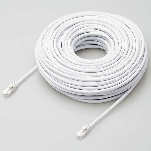 エレコム(ELECOM) LD-GPAT/WH40/RS ホワイト Cat6A LANケーブル 40m