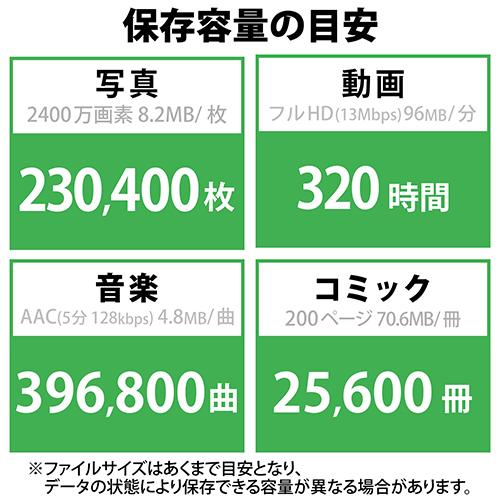 エレコム(ELECOM) ESD-EMC2000G-BK ブラック SSD 外付け 2TB USB3.2 Gen1 読出最大400MB/秒 キャップ式_7