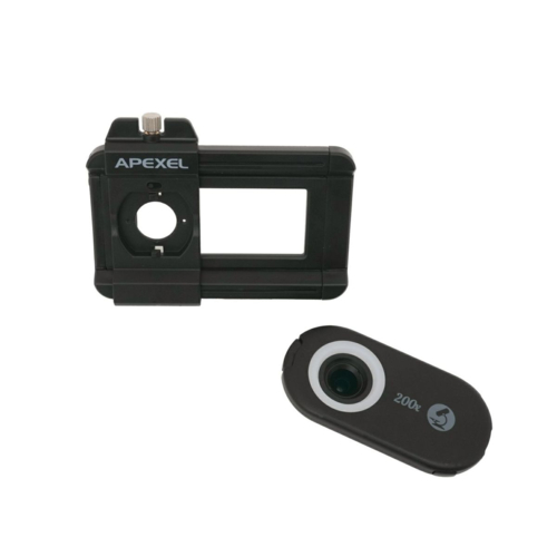 APEXEL APL-MS200 スマートフォンコンパクト顕微鏡 200倍 高輝度LEDライト 828835_3
