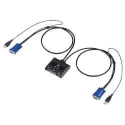 サンワサプライ SW-KVM2UUN パソコン自動切替器 2:1 6,836円