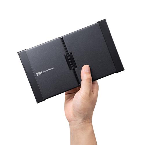 サンワサプライ SKB-BT35BK ブラック 無線Bluetooth折りたたみフルキーボード_5
