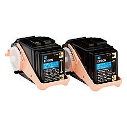 エプソン(EPSON) LPC3T33CPV 純正 環境推進トナー Mサイズ シアン 2個