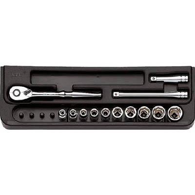 京都機械工具 TB214 6.3sq.ソケットレンチセット 17点