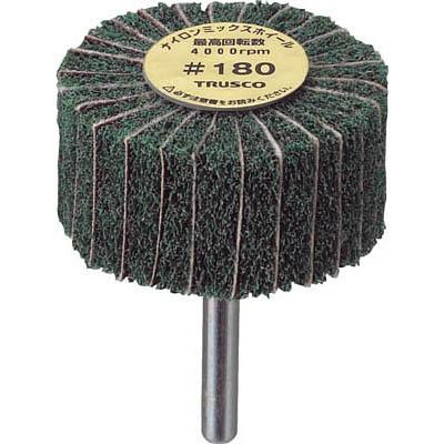 トラスコ中山 FM4025-180 ナイロンミックスホイール 外径40X厚25X軸6 5個入 180♯