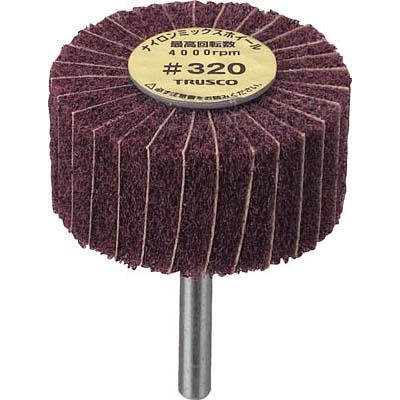 トラスコ中山 FM4025-400 ナイロンミックスホイール外径40X厚25X軸6 5個入 400＃