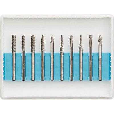 トラスコ中山 TB-A030-10S 超硬バーセットAシリーズ 軸3mm 刃径3mm 10本セット