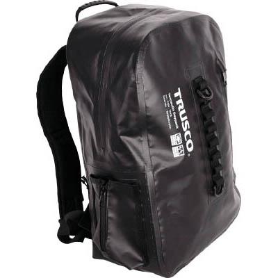 トラスコ中山 TDYB-BK 防水ターポリンデイパック ブラック
