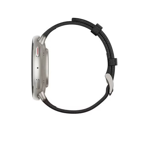 アマズフィット(Amazfit) SP170073-C225 ブラック Amazfit Active 2 Round ブラックレザープレミアムバージョン スマートウォッチ_2