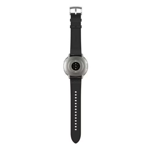 アマズフィット(Amazfit) SP170073-C225 ブラック Amazfit Active 2 Round ブラックレザープレミアムバージョン スマートウォッチ_4