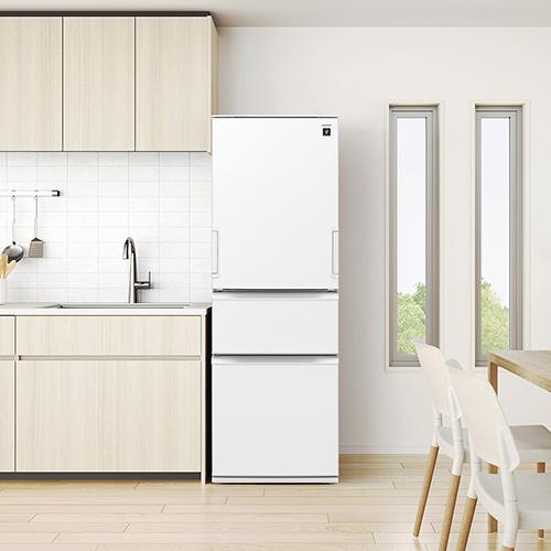 標準設置料金込】【長期保証付】シャープ(SHARP) SJ-PW37P-W シルキー