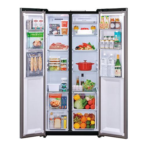 標準設置料金込】アクア(AQUA) AQR-SBS48R DS ダークシルバー 2ドア