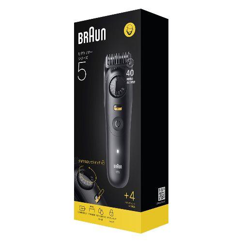 ブラウン(BRAUN) BT5520 マットブラック ビアードトリマーの通販はau