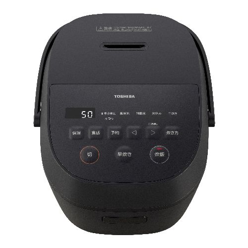 【長期保証付】東芝(TOSHIBA) RC-10AMX-K ブラック マイコン炊飯器 5.5合炊き_1