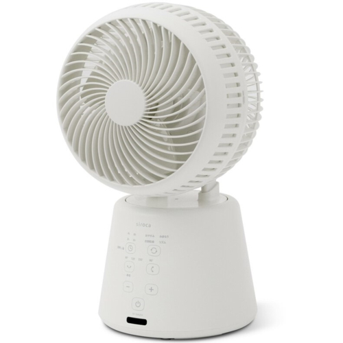 【長期5年保証付】シロカ(siroca) SF-16A251 ホワイト 3Dサーキュレーター 上下左右首振り 衣類乾燥モード リモコン付き