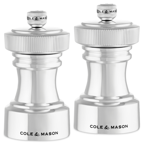 コール＆メイソン(Cole ＆ Mason) コール&amp;メイソン ホクストン シルバー ソルト&amp;ペッパーミル ギフトセット