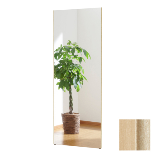 リフェクス 軽くて割れないミラー 鏡 ビック姿見 メープル REFEX 【代引不可/北海道・沖縄・離島配送不可】