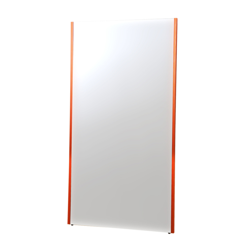 リフェクス 軽くて割れないミラー 鏡 ジャンボ姿見 レッド REFEX 【代引不可/北海道・沖縄・離島配送不可】