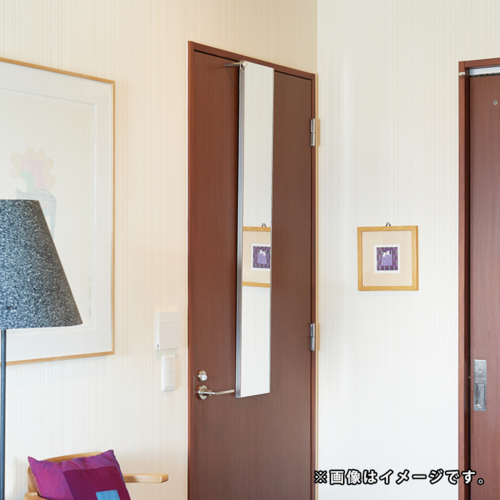 リフェクス 軽くて割れないミラー 鏡 リフェクス ドア掛けミラー シャンパンゴールド REFEX 【代引不可/北海道・沖縄・離島配送不可】_4