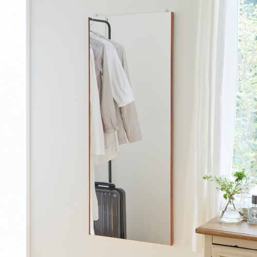 リフェクス 軽くて割れないミラー 鏡 リフェクス エア・ミドル ブラウン REFEX 【代引不可/北海道・沖縄・離島配送不可】