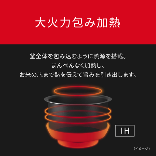 パナソニック(Panasonic) SR-N518D-K(ブラック)可変圧力IHジャー炊飯器 おどり炊き ダイヤモンド竈釜 1升_4
