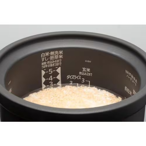 三菱(MITSUBISHI) NJ-BW10H-B 炭漆黒 IHジャー炊飯器 本炭釜 5.5合