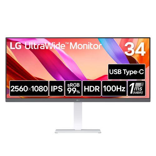【長期保証付】LGエレクトロニクス(LG) 34U530A-W LG UltraWide Monitor 34型 UWFHDウルトラワイドモニター