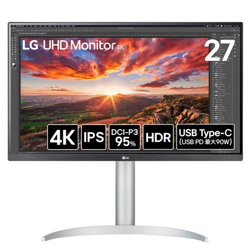 LG モニター ディスプレイ 27インチ USB-C 4K IPS はね LG 27UL850-W