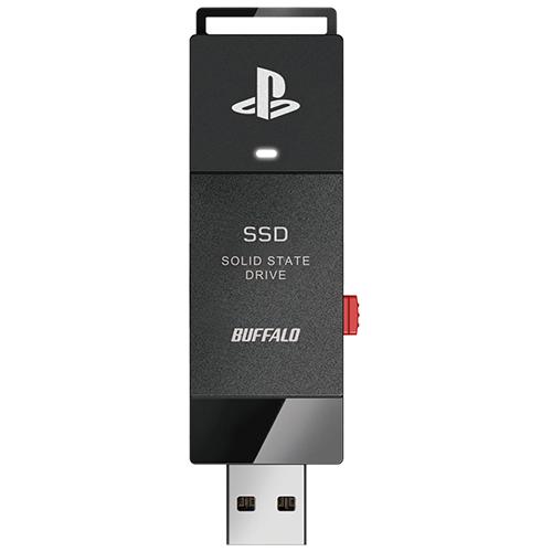 バッファロー SSD 外付け 1.0TB USB3.2 バッファロー(BUFFALO) SSD-SAO1.0U3-B(ブラック) PlayStationR5 公式