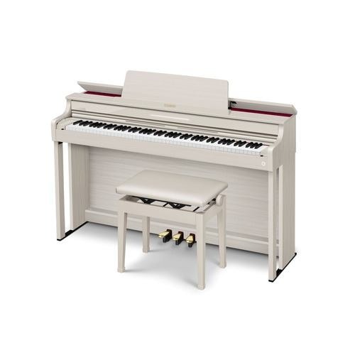 【標準尺度取りつける必要経費込】【長期間5年言いはなつ付】CASIO(カシオ) AP-550GB グレーベージュウッド調 CELVIANO SLIM続きもの 陰電子洋琴 88鍵盤楽器