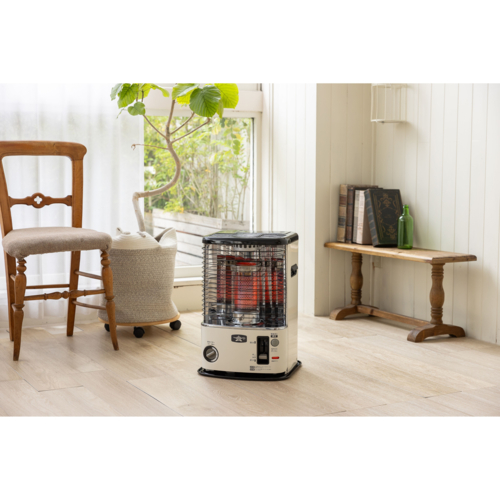 長期保証付】アラジン AKP-U2803Y-W 石油ストーブ 切タイマー付 耐震